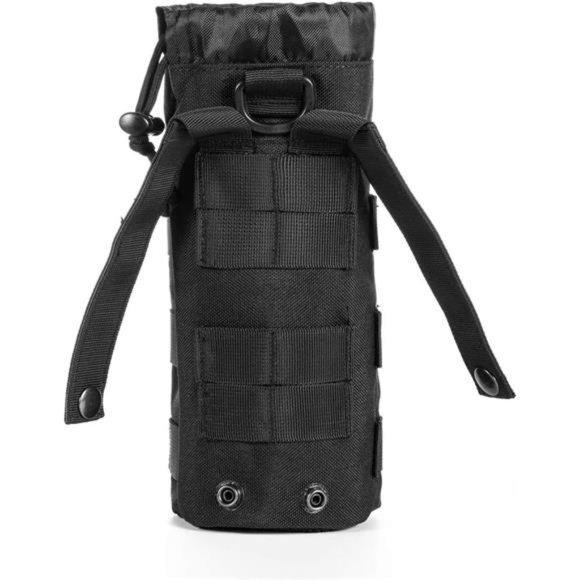2 Molle Pouch Water Bottles Pouch Bag, Tactical Drawstring Molle Water Bottle - Picture 7 of 7